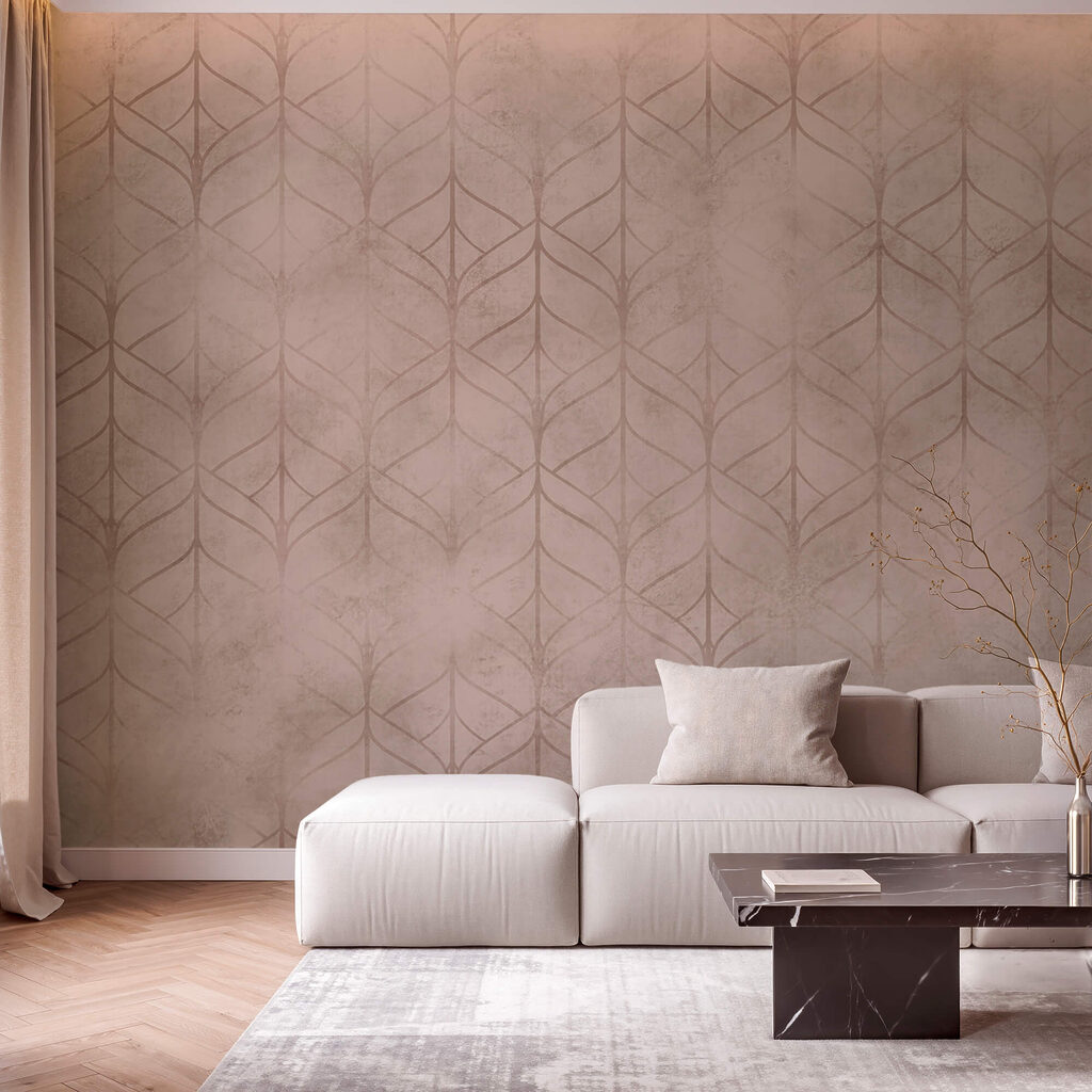 Faded Geometric Lines in an interior