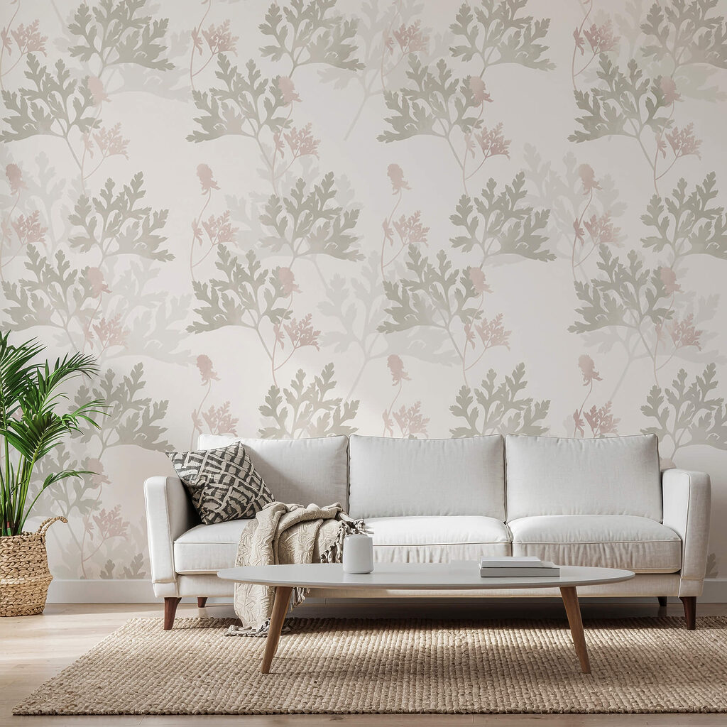 Repeating leafy sprigs — interior 1
