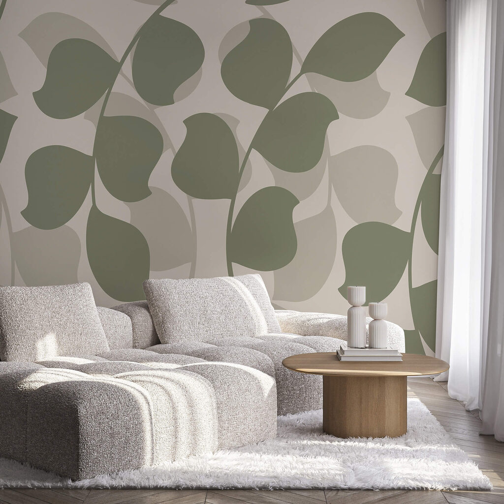 Round leaves on stems — interior 1