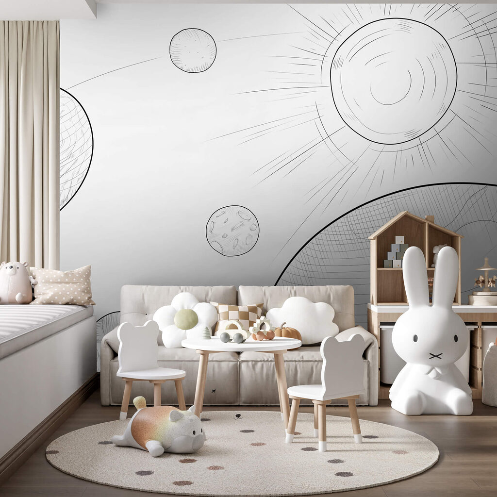 Planets in thin lines — interior 1
