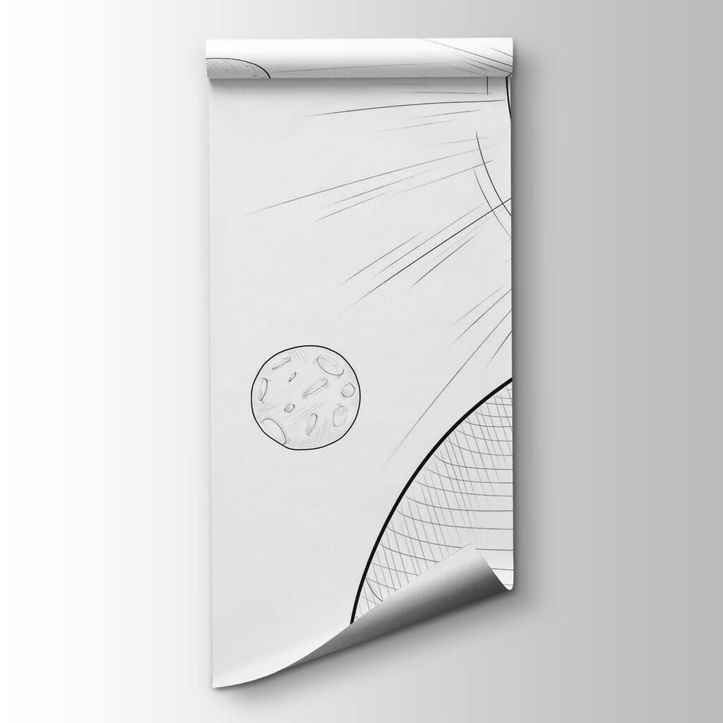 Planets in thin lines — product view