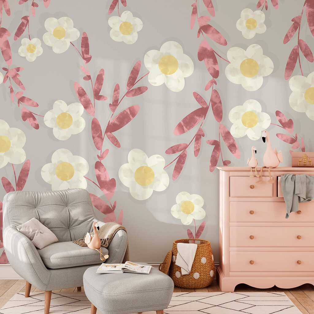 Rose-red tendrils — interior 1
