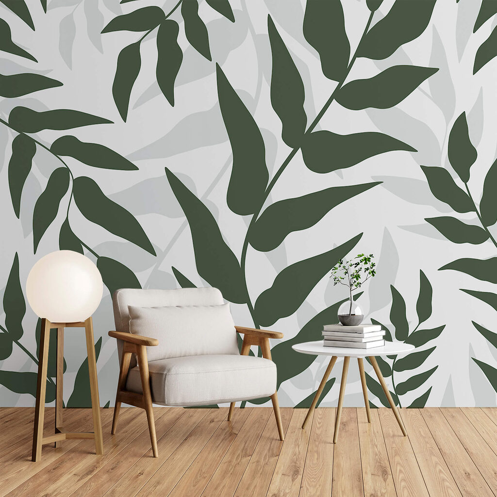 Green leaves over shadows — interior 2