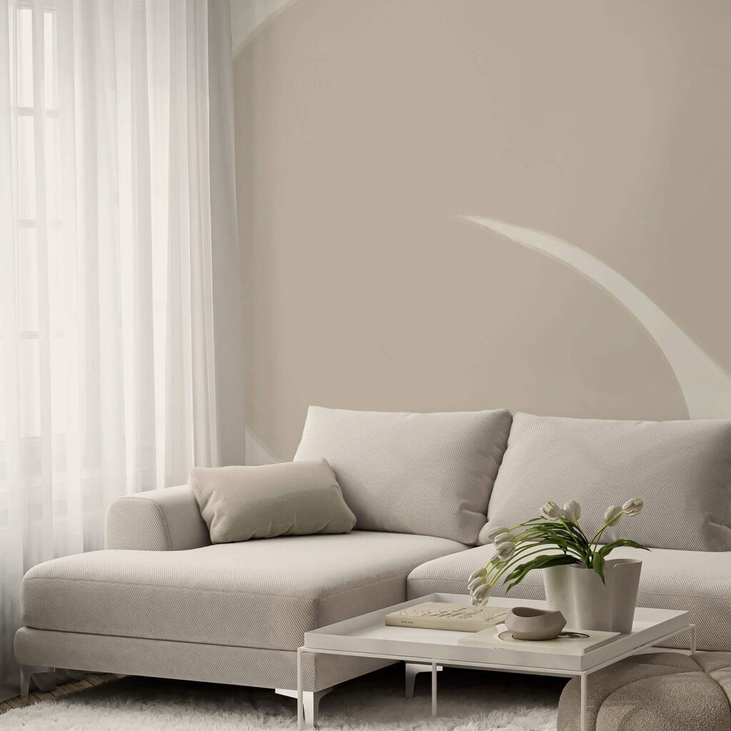 Round shapes flow together — interior 3