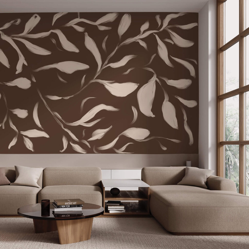 Scattered leaves and twigs — interior 2