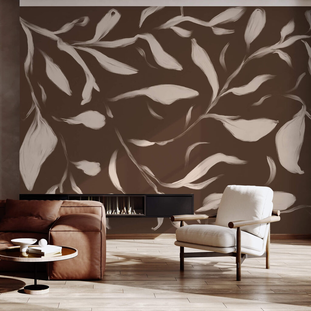 Scattered leaves and twigs — interior 3