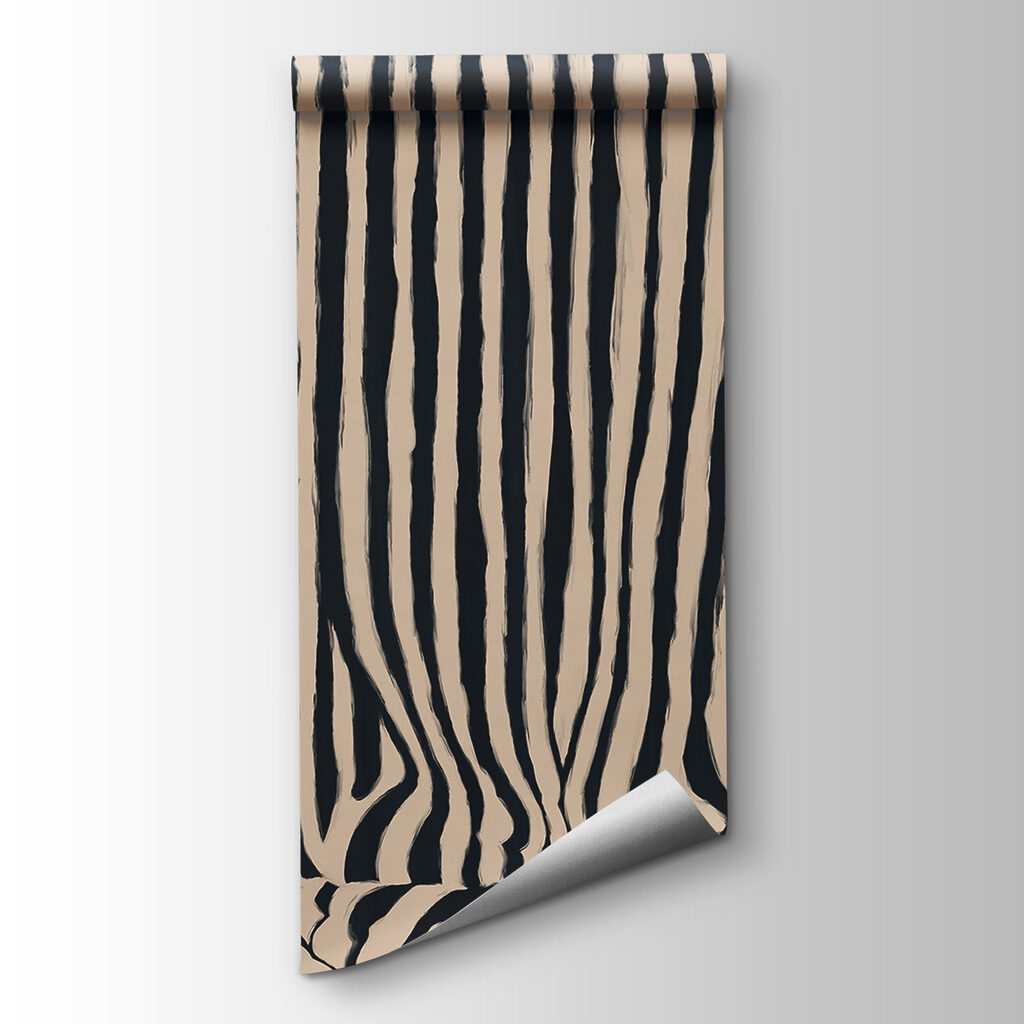 Striped band with folds — product view