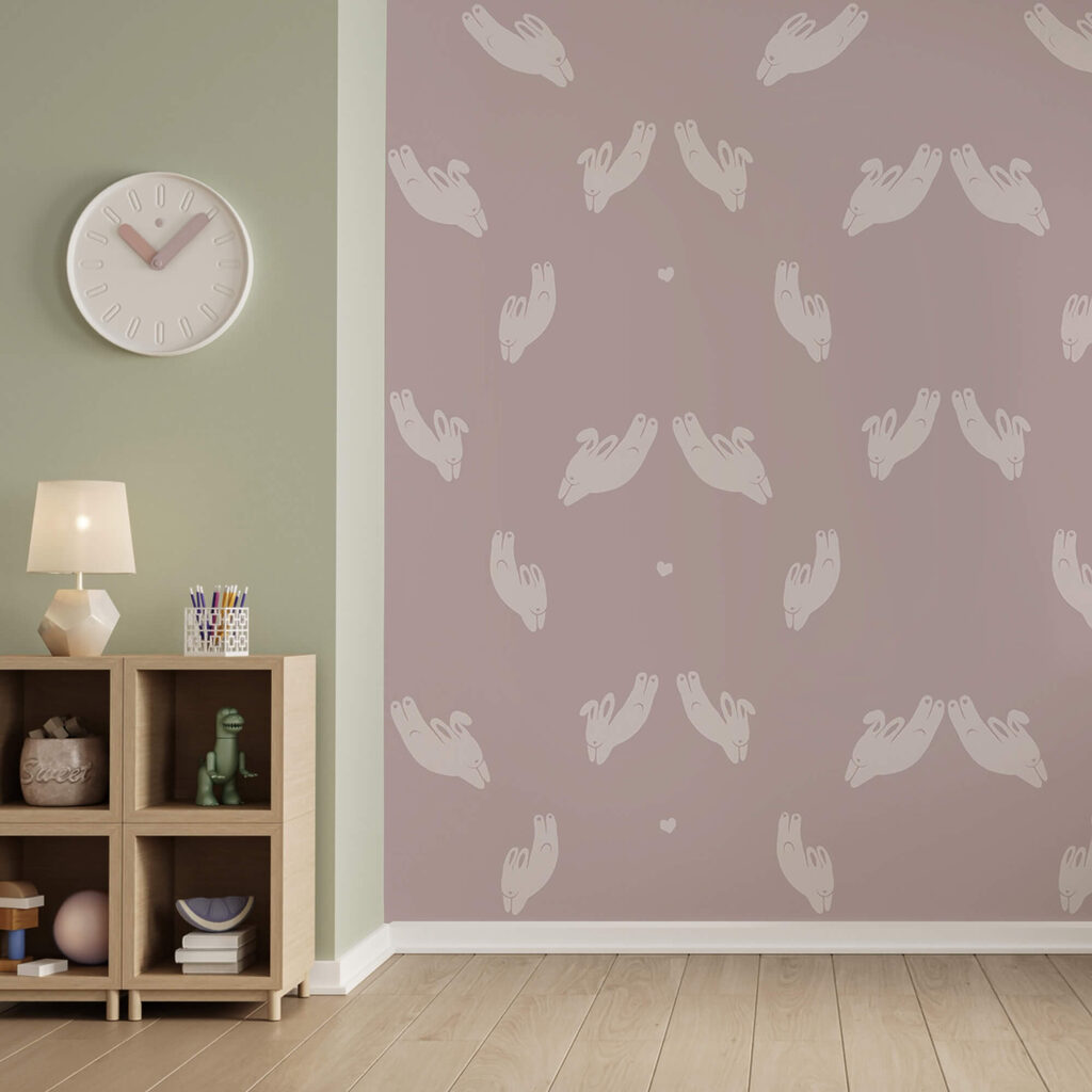 Little Rabbit Repeat in an interior