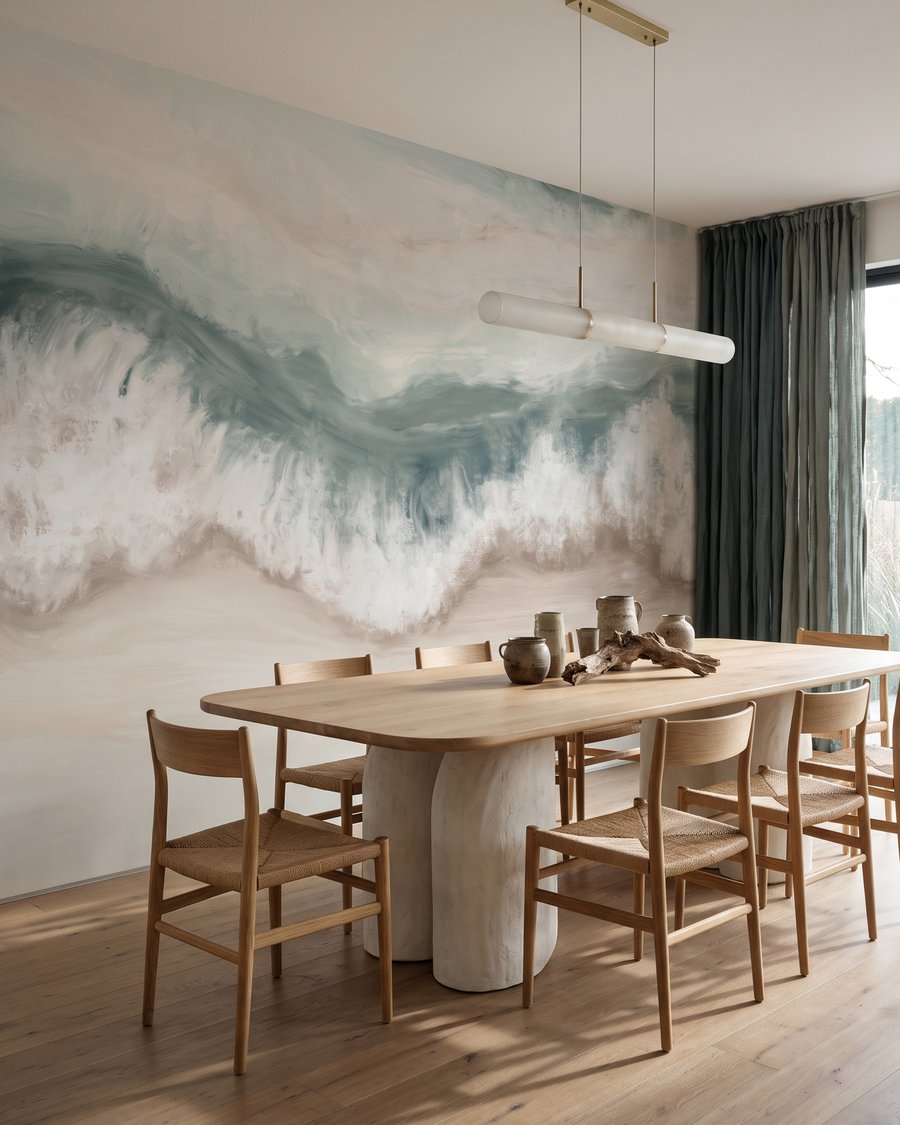 Breaking Wave in an interior
