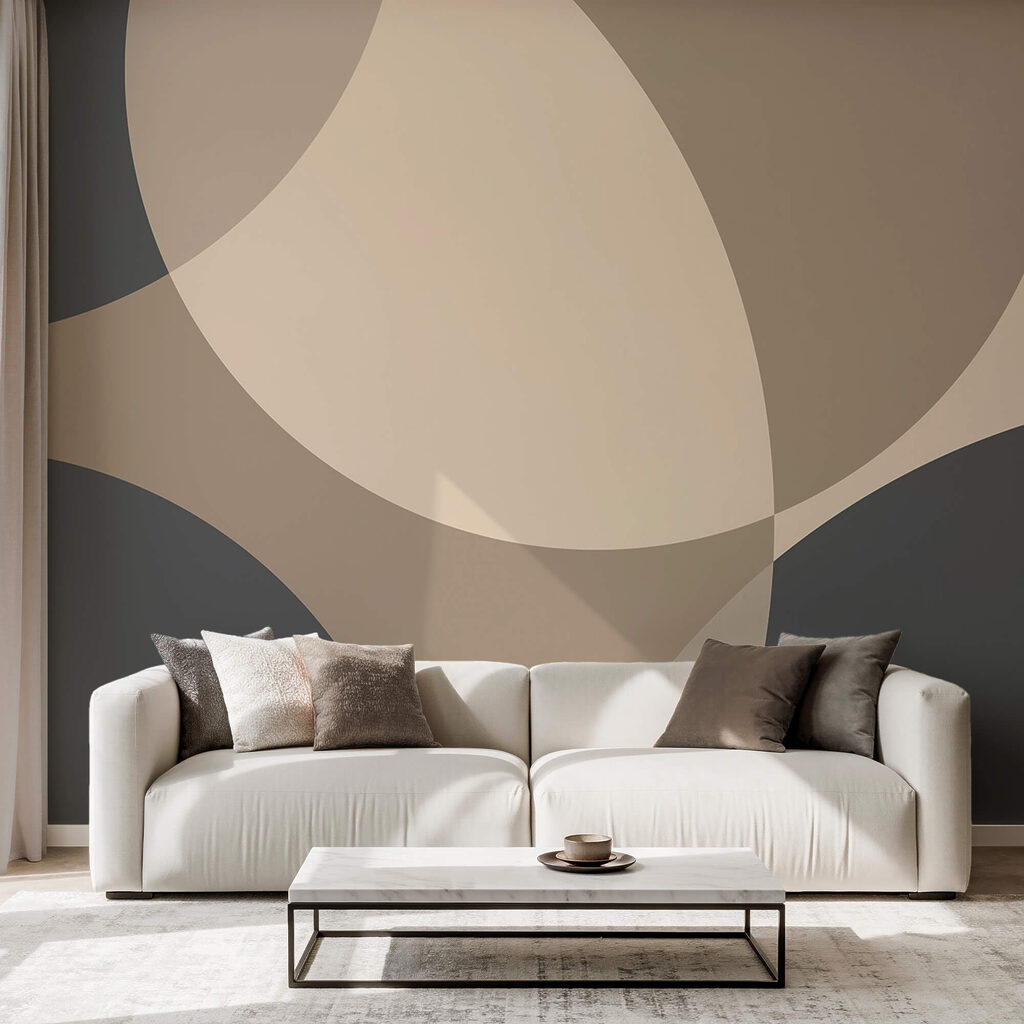 Overlapping Circles in an interior