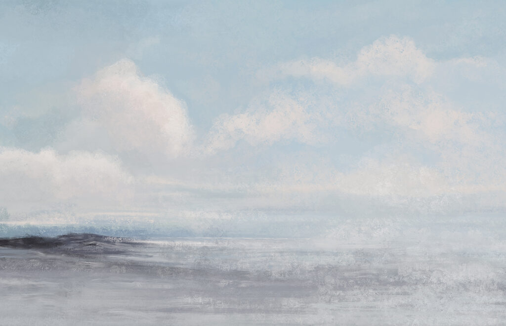 Coast in light blue — full design