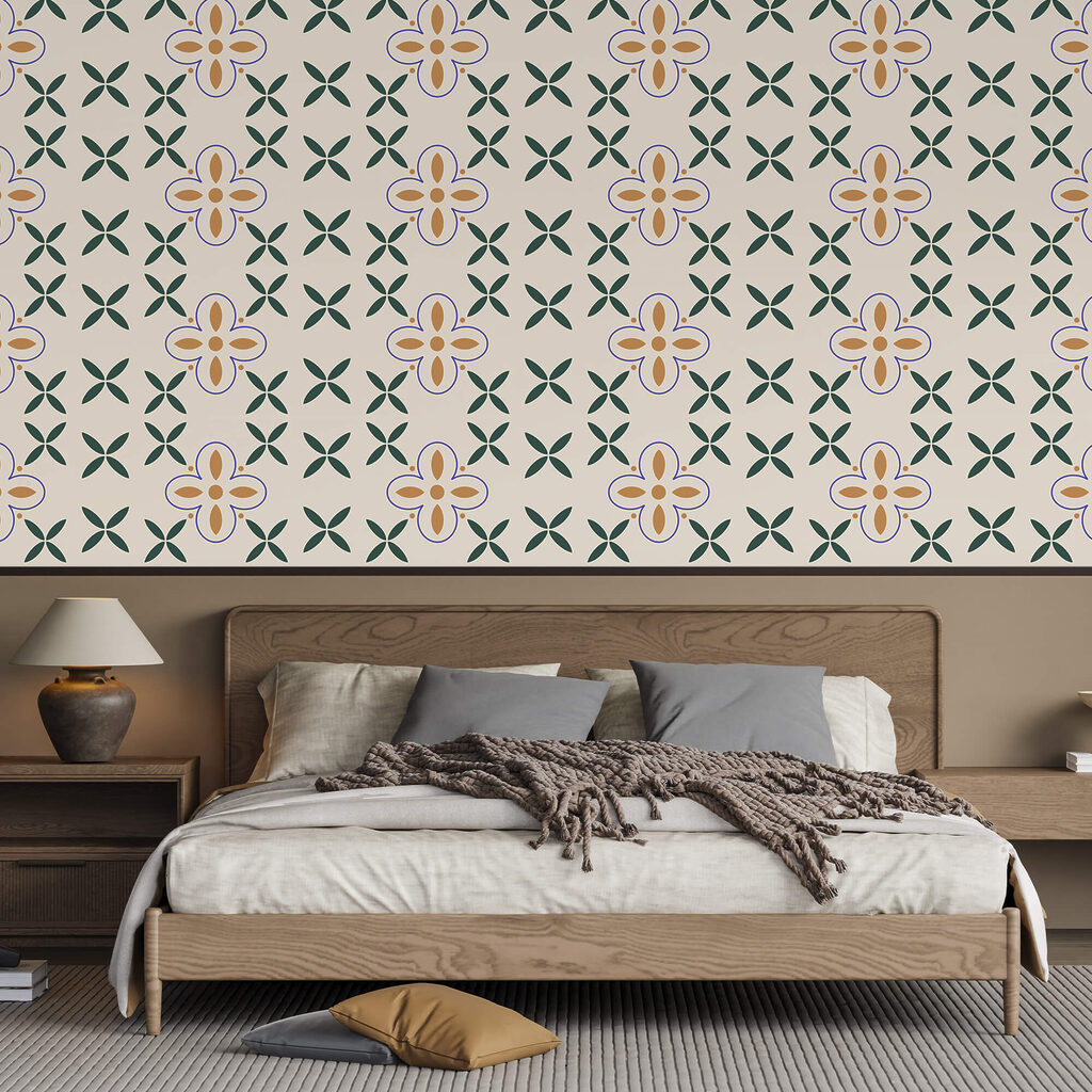 Little flowers among crosses — interior 2