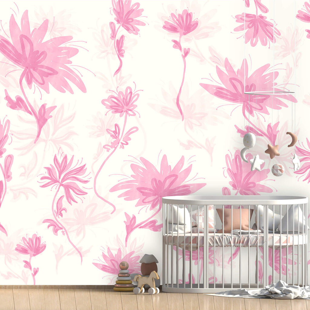 Watercolour Daisies — interior 1