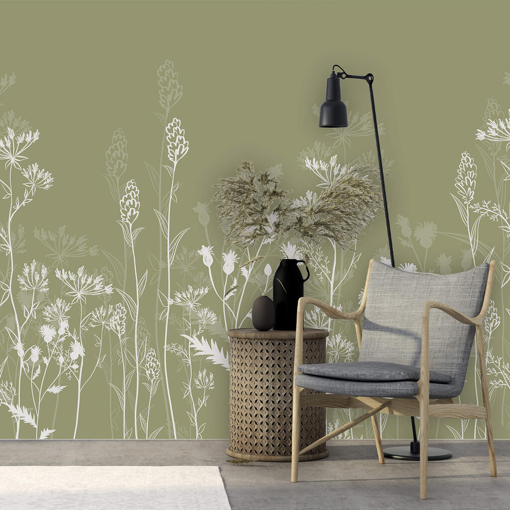 White wildflowers — interior 1