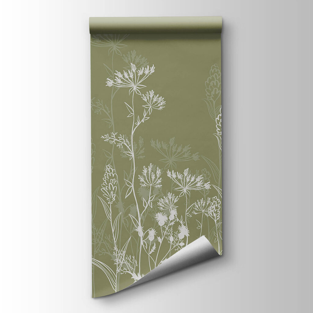 White wildflowers — product view
