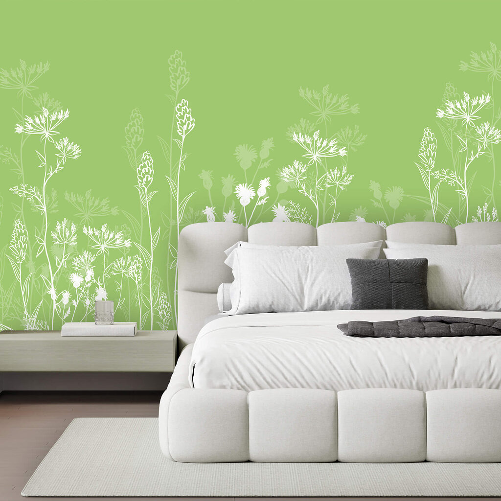 Garden in Chalk in an interior