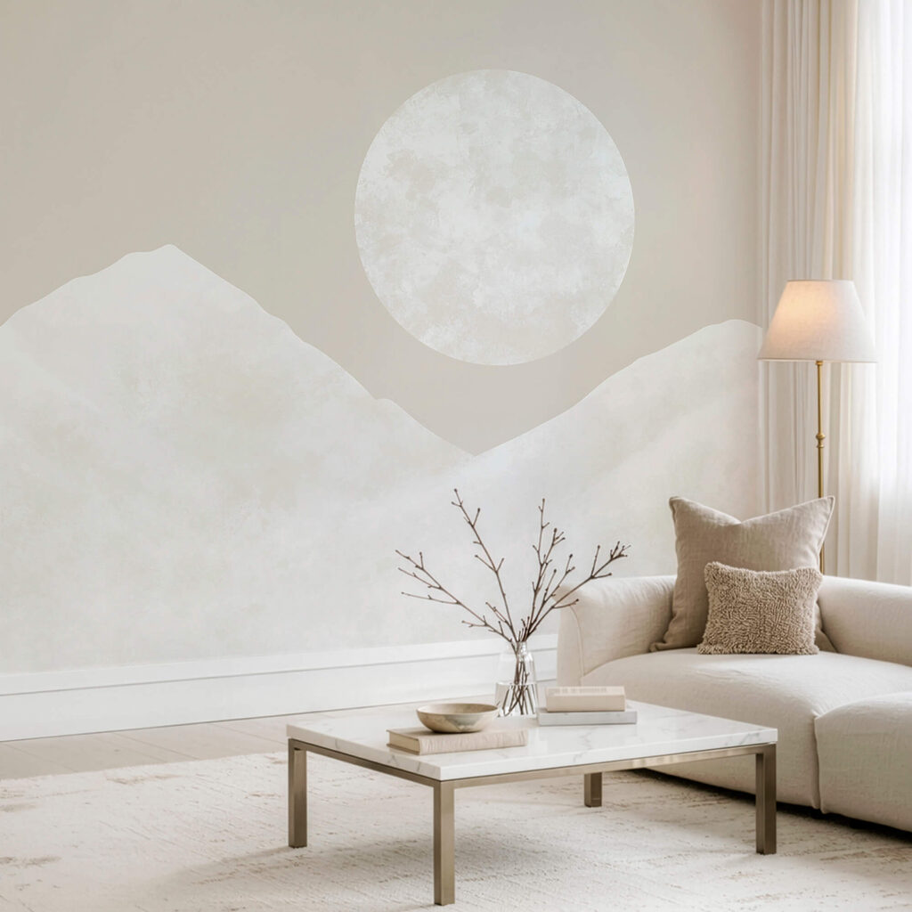 White mountains, full moon — interior 2