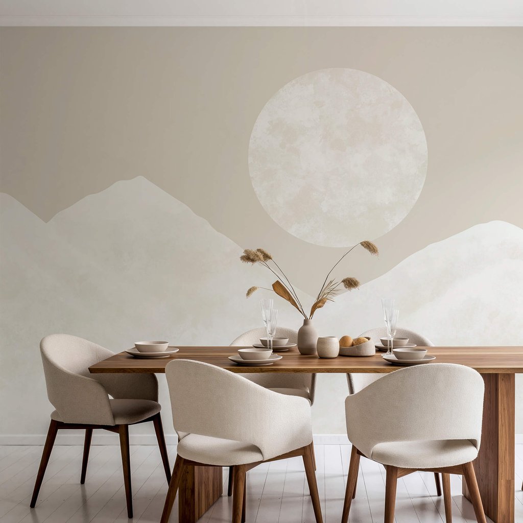 White mountains, full moon — interior 1