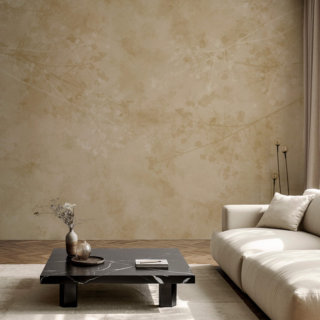 Fine veins over beige — interior 1