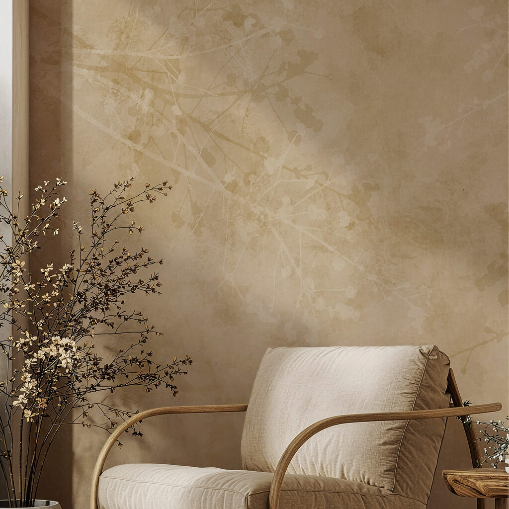 Fine veins over beige — interior 3