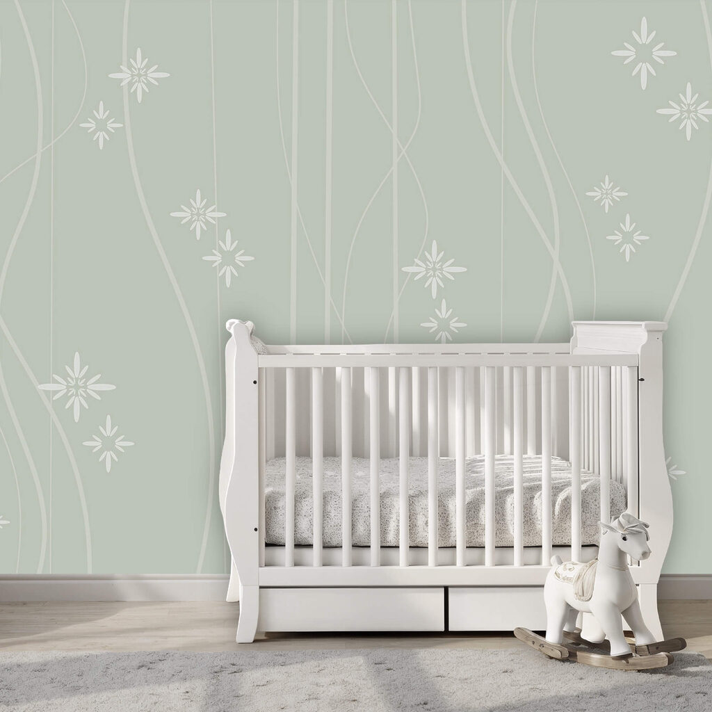 Stars along wavy lines — interior 2