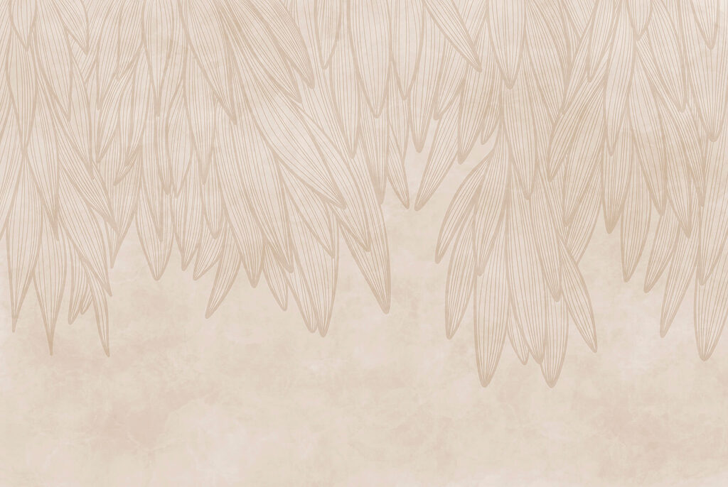 Long leaves hanging down — full design