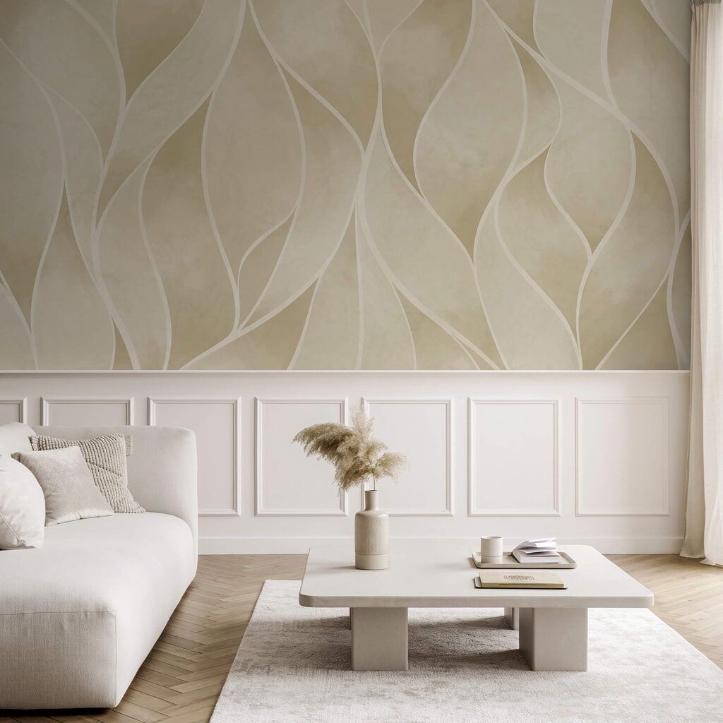 Leaf shapes in layers — interior 2