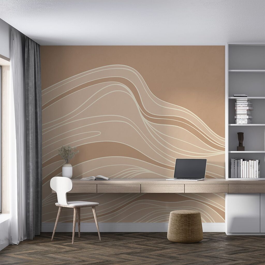 Waves in fine lines — interior 1