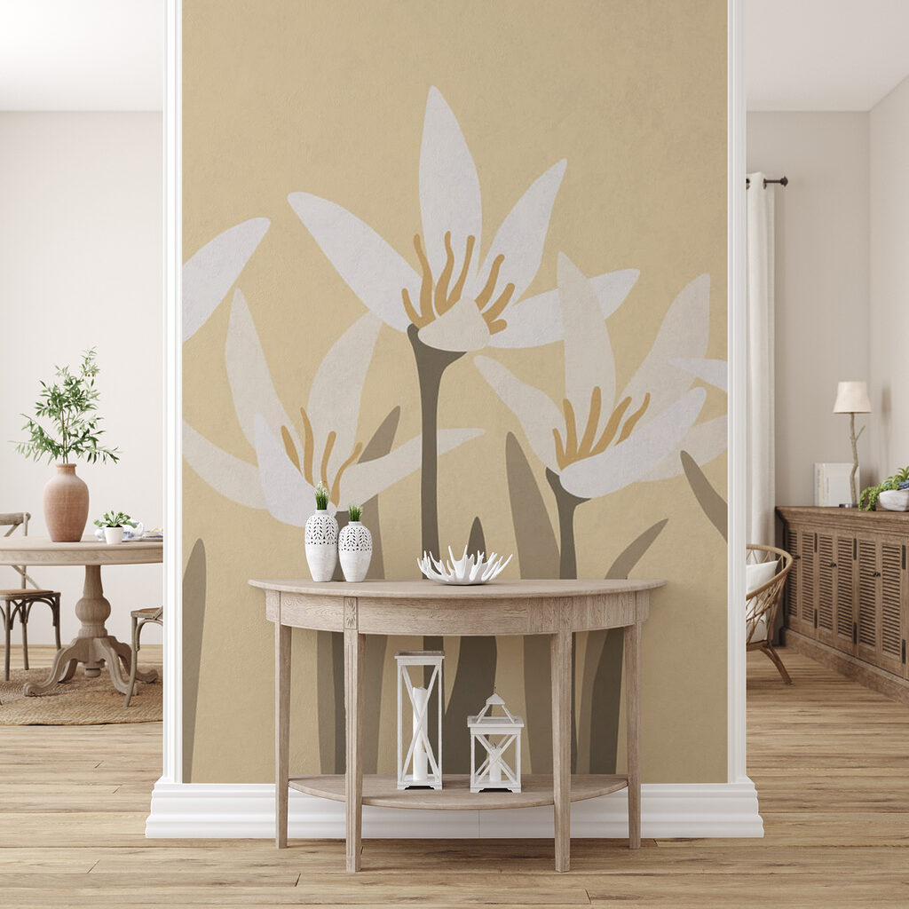 Lilies Standing Tall in an interior