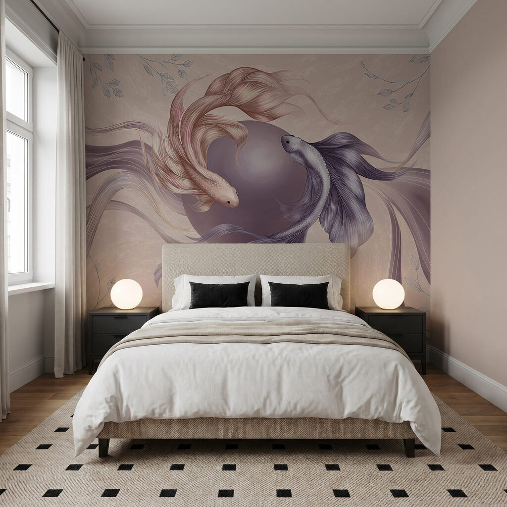 Fish in Flow in an interior
