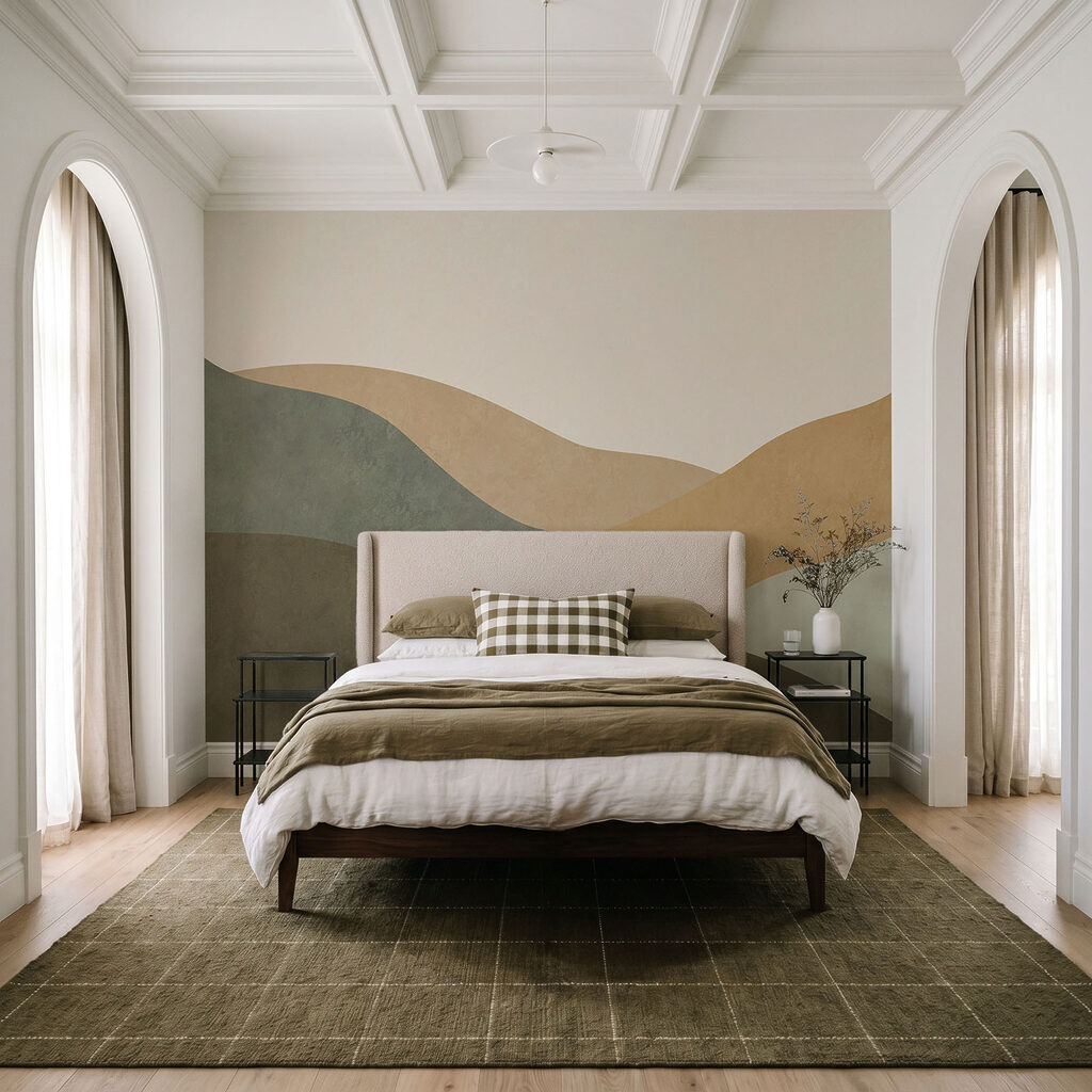 Hills in colour blocks — interior 1