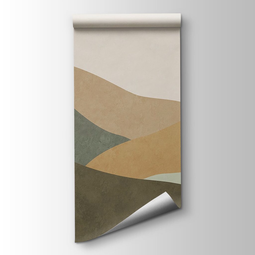 Hills in colour blocks — product view