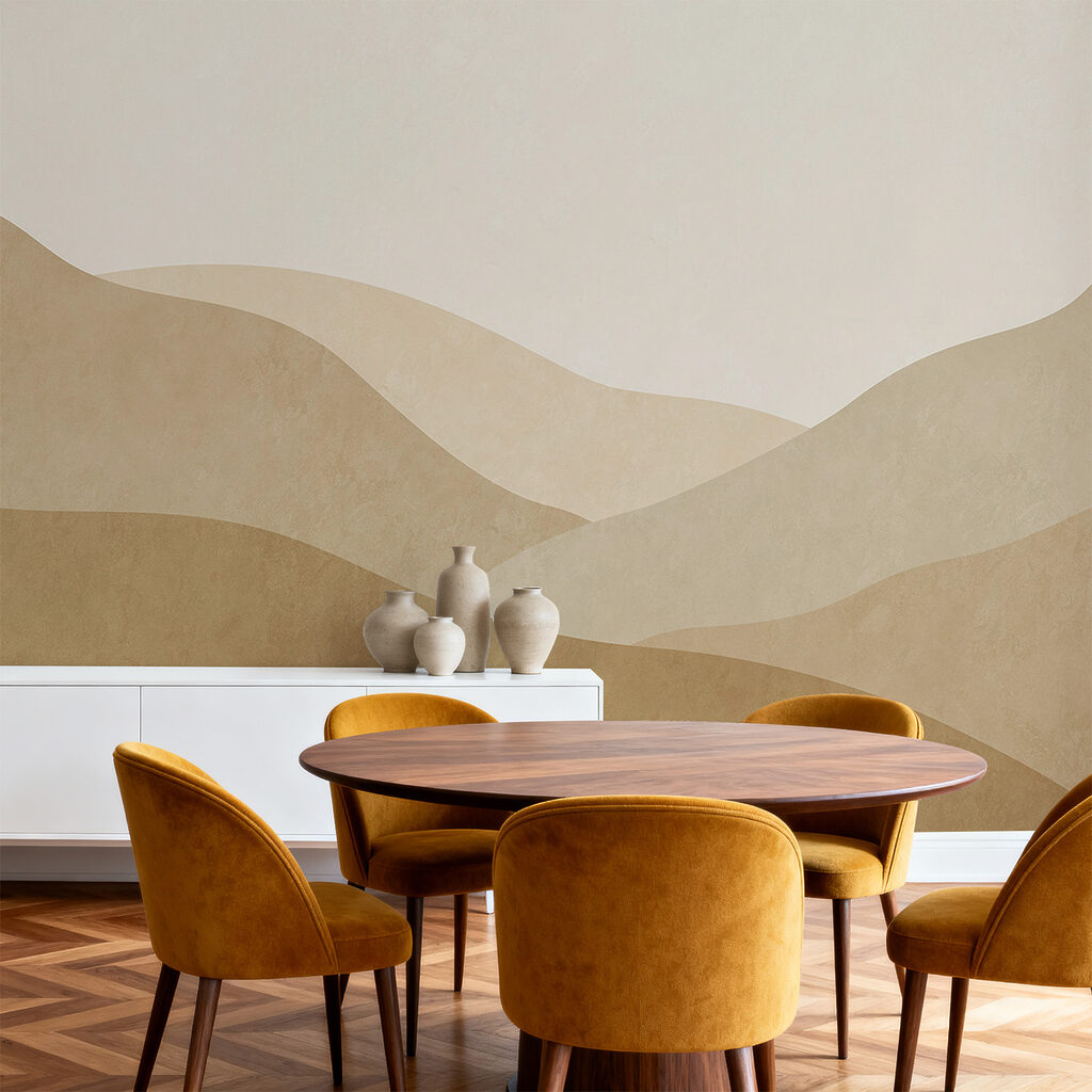 Gentle Hills in an interior