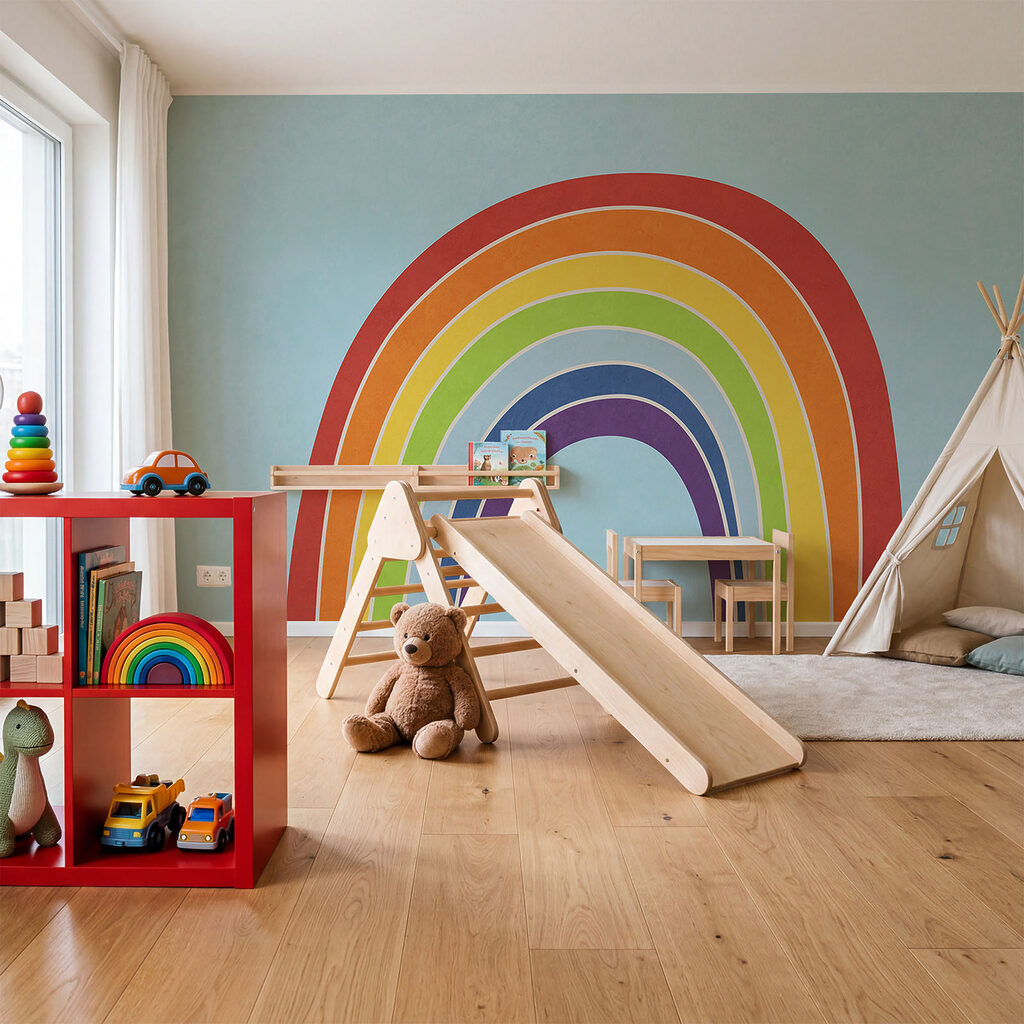 Happy Rainbow in an interior