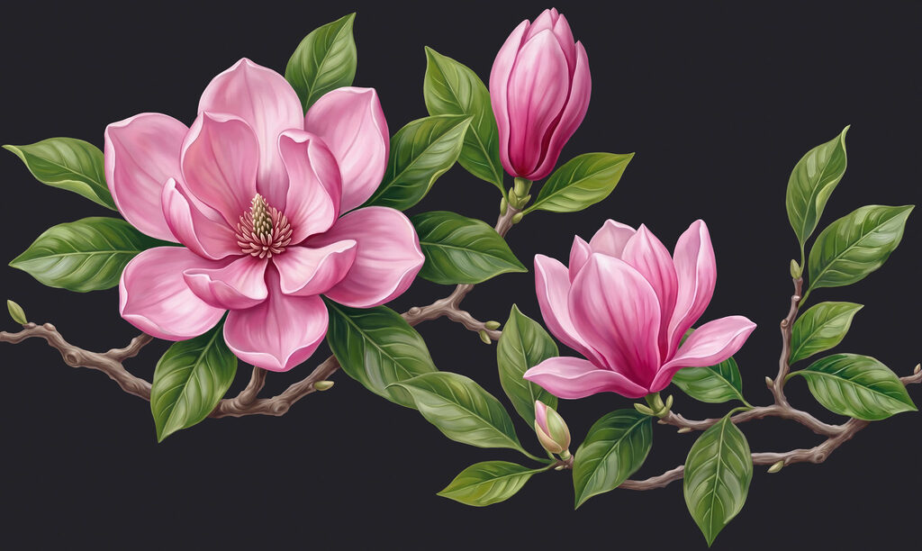 Magnolia at Night — full design