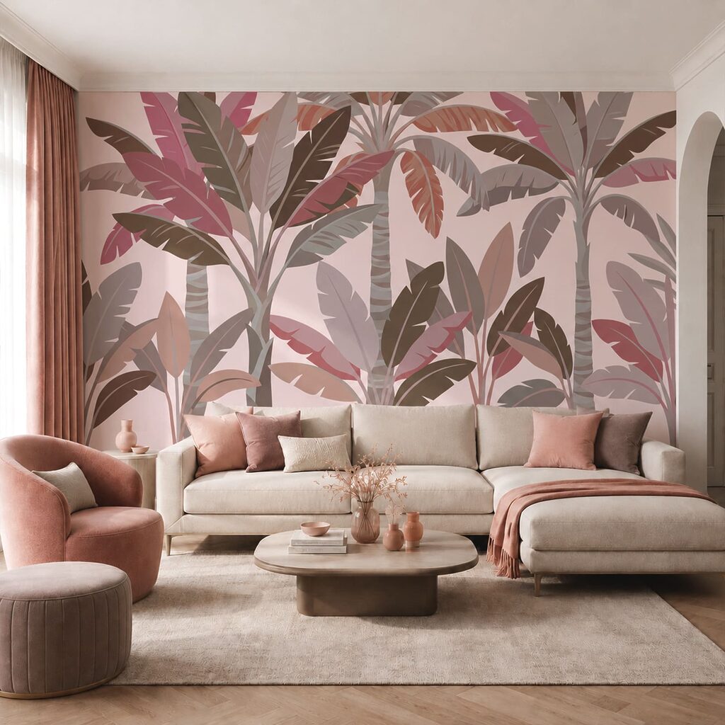 Banana Leaf Canopy in an interior
