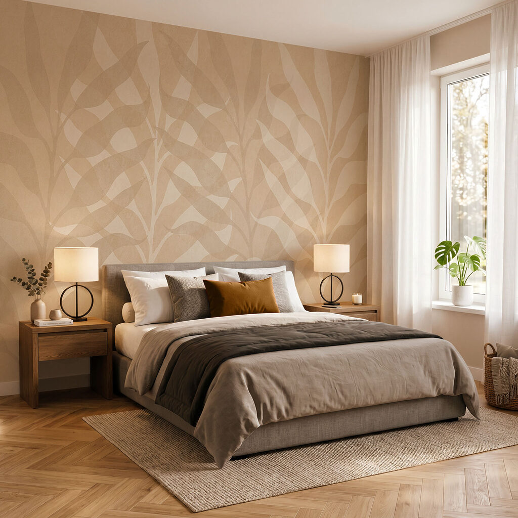 Fern Silhouettes in an interior