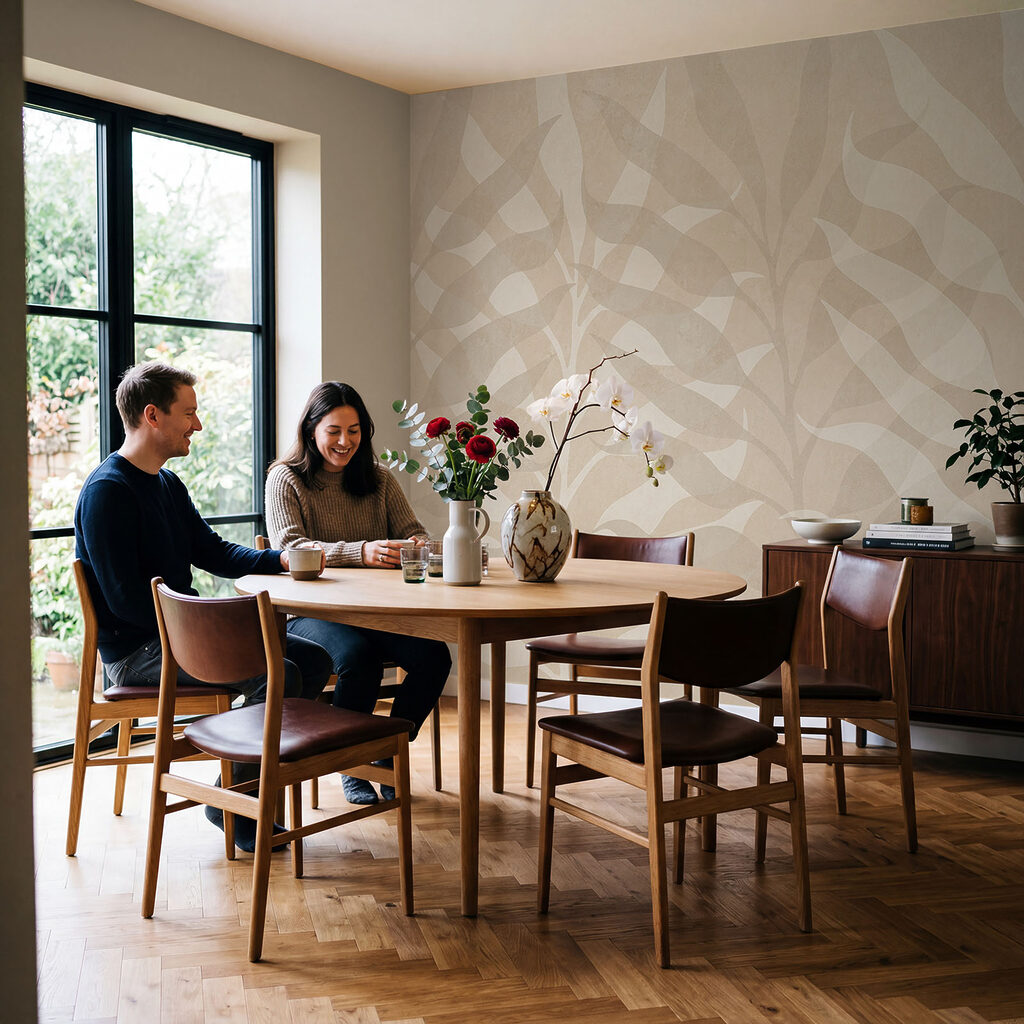 Fern Silhouettes in an interior