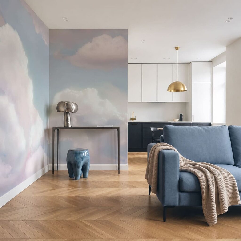 Soft pastel clouds — interior 2