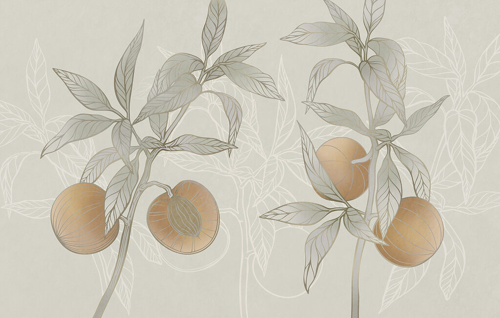 Peaches on fine branches — full design