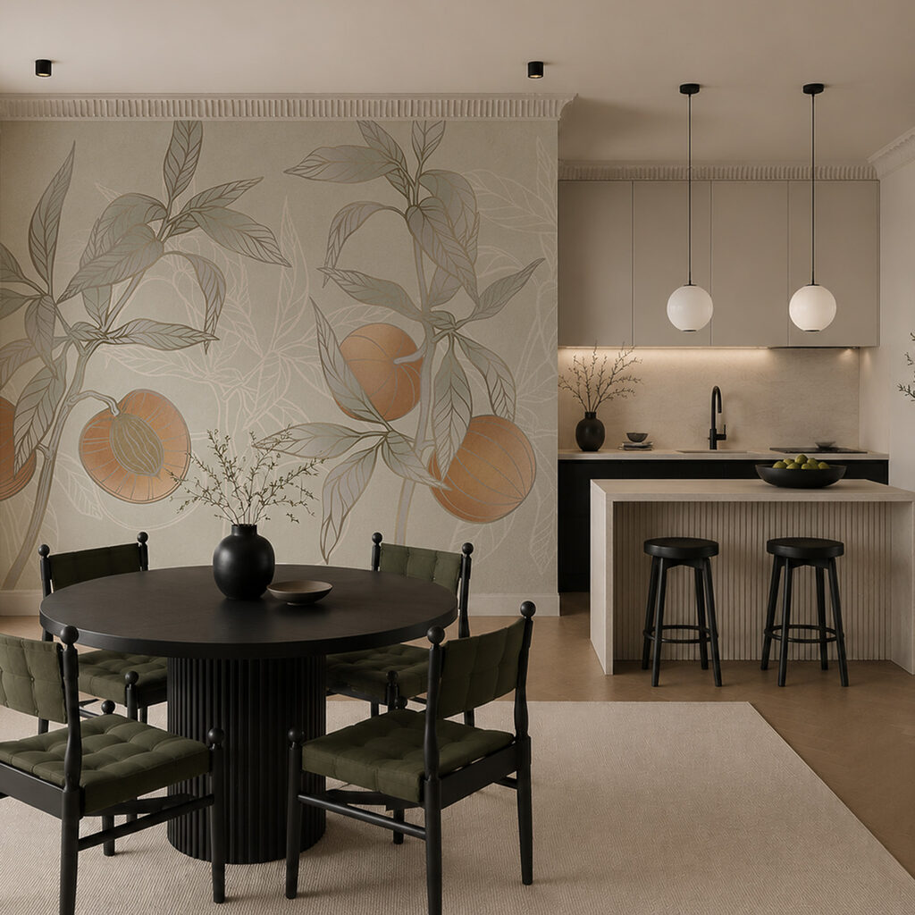 Peaches on fine branches — interior 2