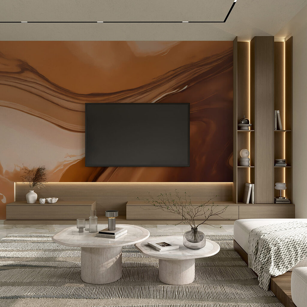 Flowing streams of colour — interior 3
