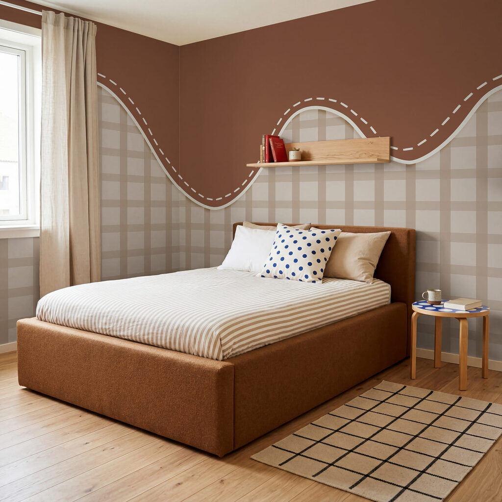 Gingham Waves — interior 2