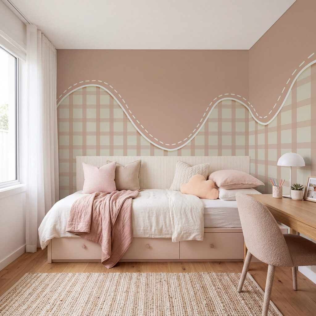 Gingham Waves — interior 3
