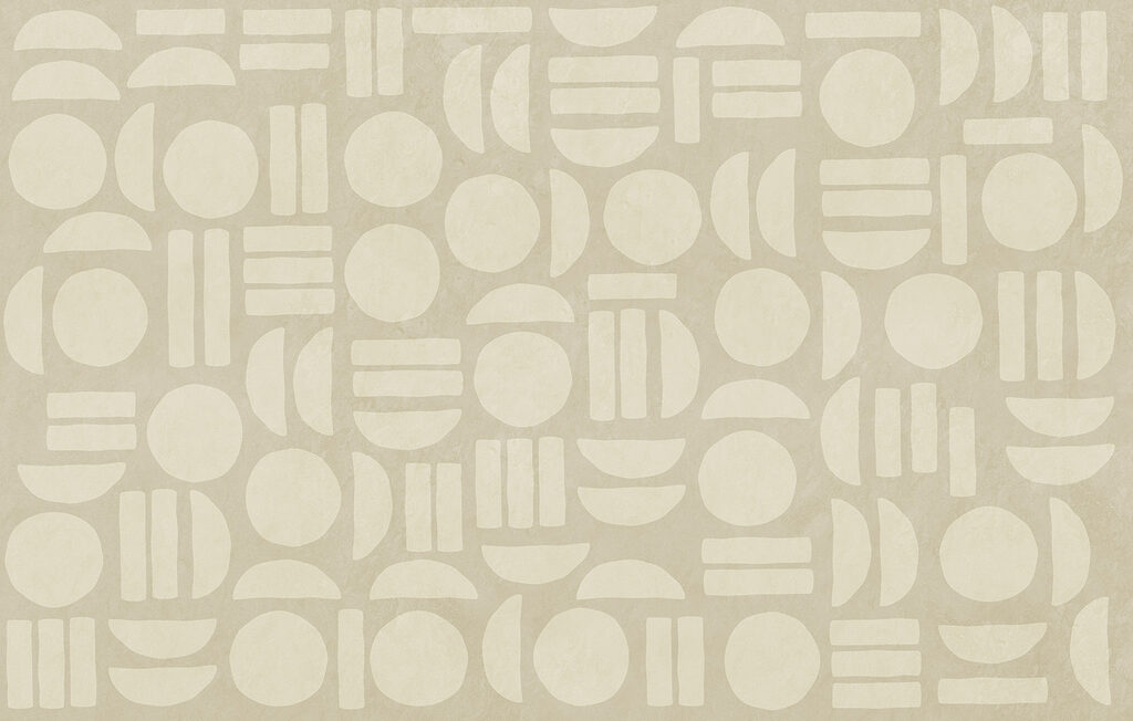 Round and straight shapes — full design
