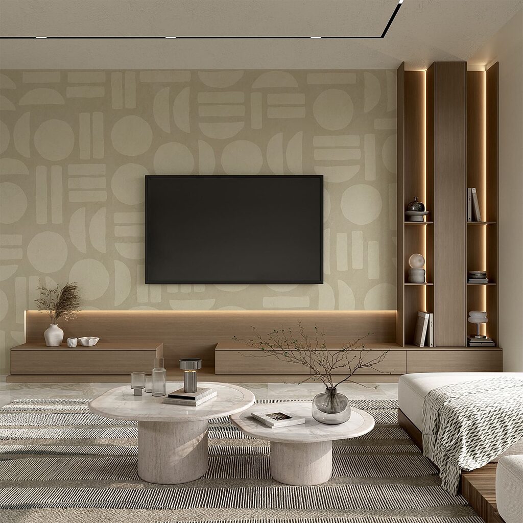 Round and straight shapes — interior 1