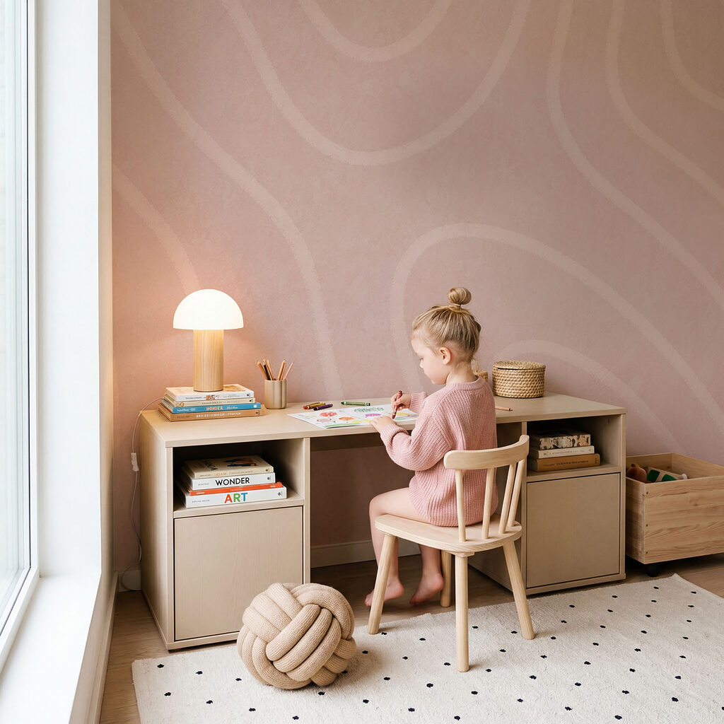 Soft Contour Lines — interior 1