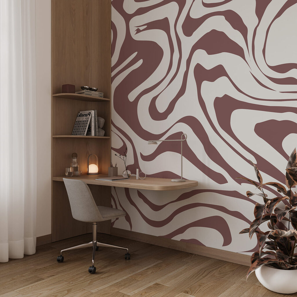 Wandering Stripes in an interior