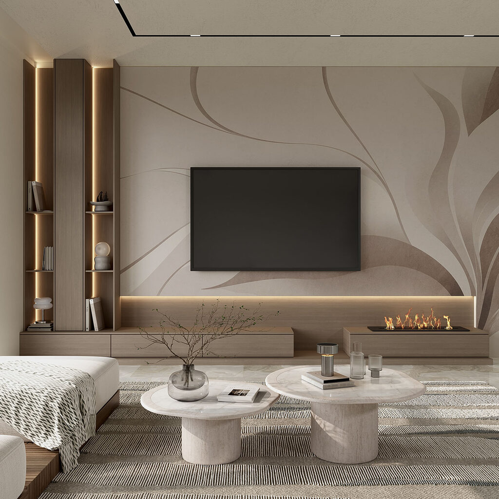 Botanical Calm in an interior