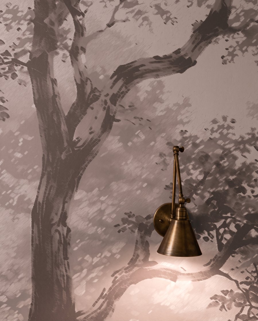 River Through the Woods — detail